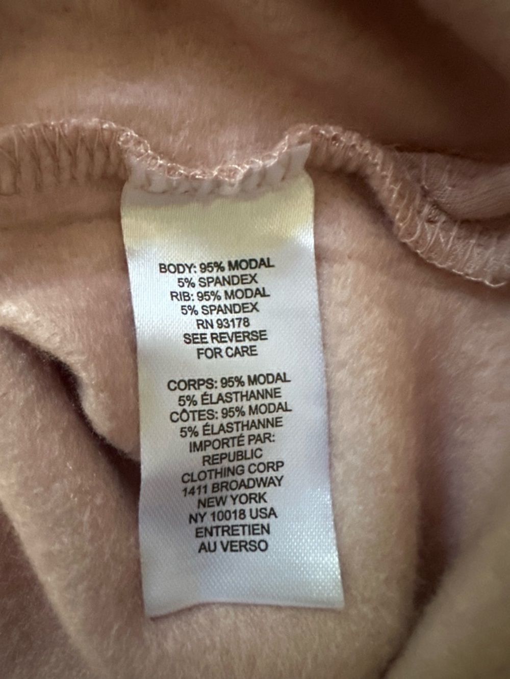 Workshop Modal V-Neck Sweatshirt Pink Adobe Soft Lounge Pullover‎ M NWT - Picture 7 of 15